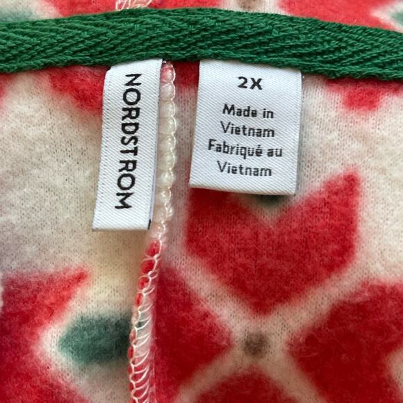 New ~NORDSTROM ~Matching Family Microfleece Hooded Jumpsuit Pajamas Size 2X - Picture 4 of 7